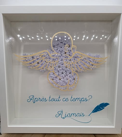 cadre coeur "bonne fête mamie" (copie)