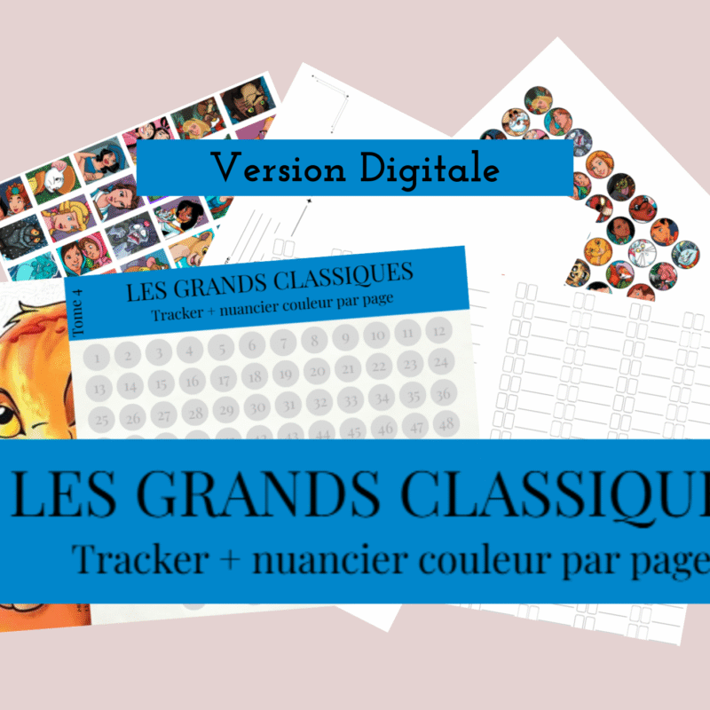 [digitale] tome 4 tracker, grille nuancier et fiche suivi vierge