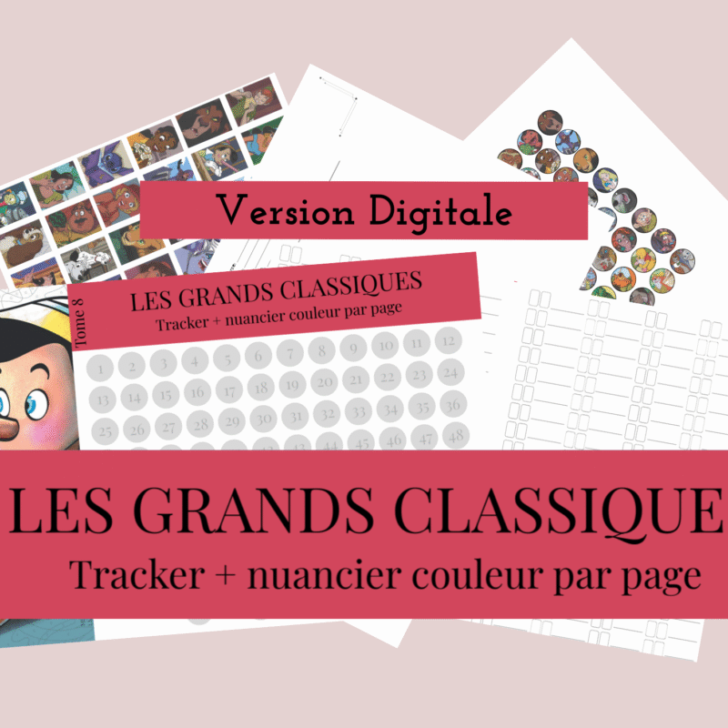 [digitale] tome 8 tracker, grille nuancier et fiche suivi vierge
