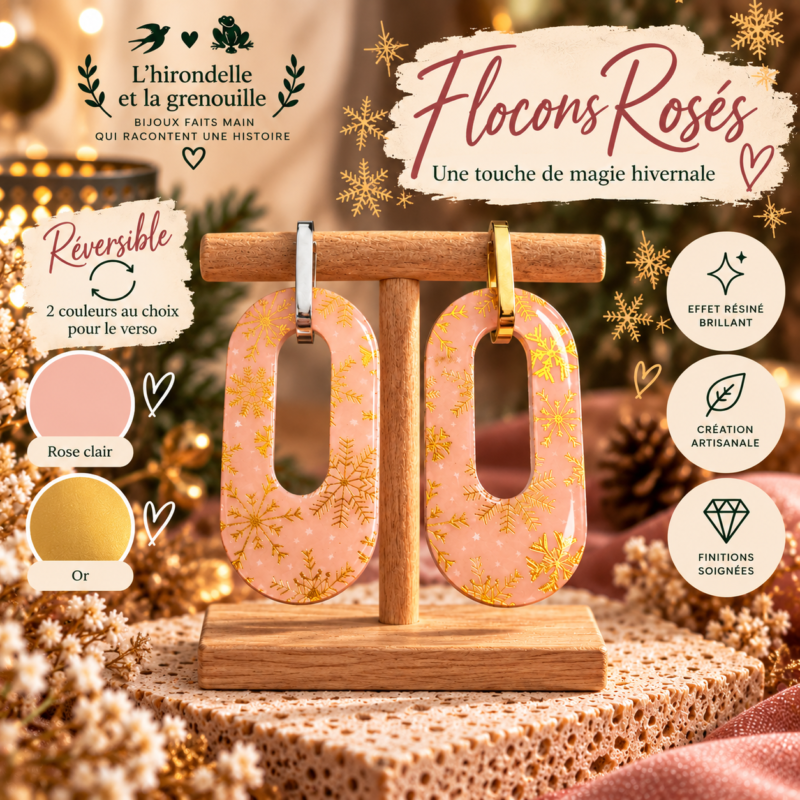 Flocons rosés